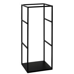 Pomax Etageres Murales | Eszential - Etagere - Metal - L 34,5 X W 30 X H 80 Cm - Noir