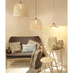 Pomax Suspensions | Laeso - Suspension - Bambou - Dia 41 X H 36 Cm - Naturel