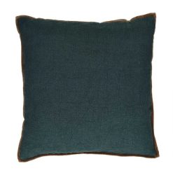 Pomax Coussins | Opposites - Coussin - Lin / Coton - L 45 X W 45 Cm - Teal