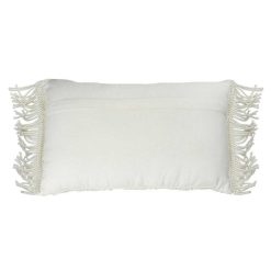 Pomax Coussins | Lisboa - Coussin - Coton - L 50 X W 30 Cm - Blanc