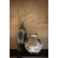 Pomax Vases | Yarim - Vase - Terracotta - L 17,5 X W 12,5 X H 48 Cm - Multicolore