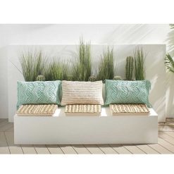 Pomax Coussins | Lisboa - Coussin - Coton - L 50 X W 30 Cm - Menthe