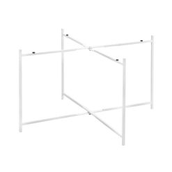 Pomax Concepts Modulaires | Flex - Pieds L - Metal - L 67,5 X W 67,5 X H 38 Cm - Blanc