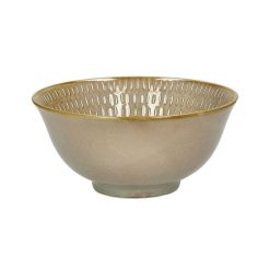 Pomax Vaisselle | Unik - Bol A Soupe - Porcelaine - Dia 15,5 X H 7 Cm - Beige