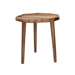 Pomax Tables Basses | Artemis - Table D'Appoint - Bois D'Acacia - L 37 X W 35 X H 42,5 Cm - Naturel