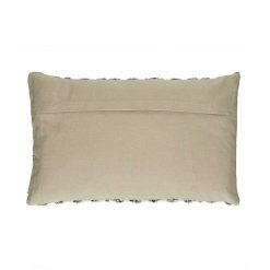 Pomax Coussins | Verso - Coussin - Coton / Viscose - L 50 X W 30 Cm - Noir/Blanc