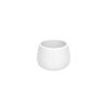 Pomax Vaisselle | Porcelino Square - Gobelet - Porcelaine - Dia 7 X H 5 Cm - Blanc