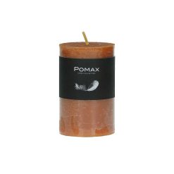 Pomax Bougies | Candle - Bougie - Cire De Paraffine - Dia 7 X H 10 Cm - Rouille