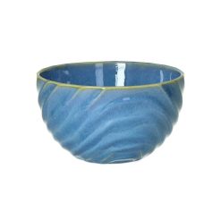 Pomax Vaisselle | Onda - Bol A Soupe - Porcelaine - Dia 15 X H 8,5 Cm - Encre