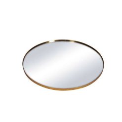 Pomax Concepts Modulaires | Flex - Plateau M - Miroir - Metal - Dia 55 X H 2 Cm - Miroir