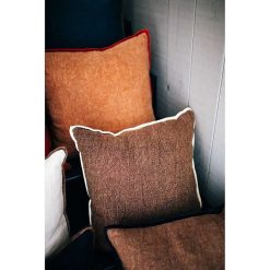 Pomax Coussins | Opposites - Coussin - Lin / Coton - L 45 X W 45 Cm - Cafe