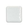 Pomax Vaisselle | Porcelino Square - Assiette A Dessert - Porcelaine - L 20 X W 20 X H 1,6 Cm - Blanc