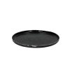 Pomax Vaisselle | Porcelino Experience - Assiette A Dessert - Gres - Dia 22 Cm - Noir