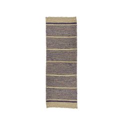 Pomax Tapis | Arles - Tapis - Jonc De Mer / Feuille De Palmier - L 150 X W 50 Cm - Pourpre