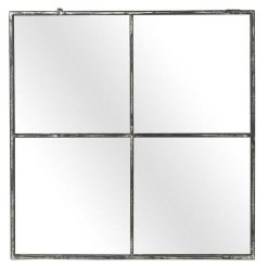 Pomax Miroirs | Palace - Miroir 4 Parties - Metal - L 80 X W 3,5 X H 80 Cm