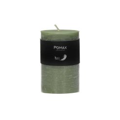 Pomax Bougies | Candle - Bougie - Cire De Paraffine - Dia 7 X H 10 Cm - Avocat