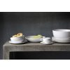 Pomax Vaisselle | Porcelino White - Assiette A Dessert - Ovale - Porcelaine - L 23 X W 19 Cm