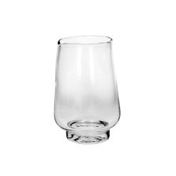 Pomax Photophores / T-Lights | Elyza - Photophore/Vase - Verre - Dia 16 X H 24 Cm - Transparent