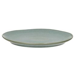 Pomax Vaisselle | Neboa - Assiette Plate - Gres - Dia 26,8 X H 2,5 Cm - Gris Bleu