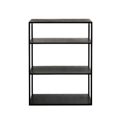 Pomax Etageres | Eszential - Etagere - Metal - L 60 X W 30 X H 80 Cm - Noir