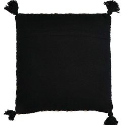 Pomax Coussins | Bombay - Coussin - Jute / Coton - L 45 X W 45 Cm - Naturel/Noir