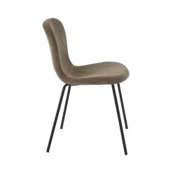 Pomax Chaises | Daia - Chaise - Velours / Metal - L 53 X W 49 X H 80 Cm - Bronze