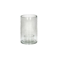 Pomax Photophores / T-Lights | Patti - Photophore - Verre - Dia 12,5 X H 20 Cm - Transparent