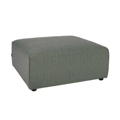 Pomax Poufs | Otis - Pouf - Tissu - L 84 X W 84 X H 39 Cm - Gris Vert