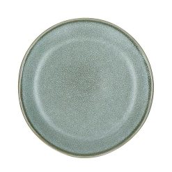 Pomax Vaisselle | Neboa - Assiette A Dessert - Gres - Dia 21,2 X H 2,5 Cm - Gris Bleu