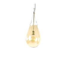 Pomax Suspensions | Bullia - Suspension - Verre / Metal - Dia 25 X H 53 Cm - Or