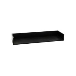 Pomax Concepts Modulaires | Modiv' - Etagere - Contre-Plaque / Vernis A Bois - L 120 X W 38 X H 15 Cm - Noir