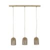 Pomax Suspensions | Casita - Lampe Suspendue - Corde / Metal - L 80 X W 13 X H 100 Cm - Naturel