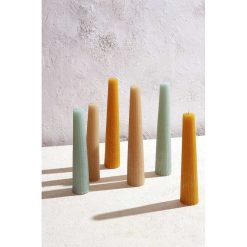 Pomax Bougies | Candle - Bougie - Cire De Paraffine - Dia 4,2 X H 25 Cm - Miel