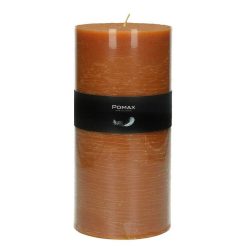 Pomax Bougies | Candle - Bougie - Cire De Paraffine - Dia 10 X H 20 Cm - Rouille