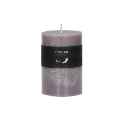 Pomax Bougies | Candle - Bougie - Cire De Paraffine - Dia 7 X H 10 Cm - Lavande