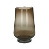 Pomax Photophores / T-Lights | Elyza - Photophore/Vase - Verre - Dia 20 X H 30 Cm - Ambre