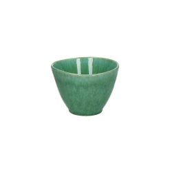 Pomax Vaisselle | Treille - Mini Bol - Gres - Dia 10 X H 7 Cm - Vert