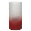 Pomax Vases | Denver - Vase - Verre - Dia 14 X H 27,3 Cm - Rouge