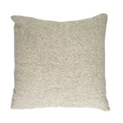 Pomax Coussins | Nogara - Coussin - Lin / Coton - L 50 X W 50 Cm - Naturel