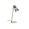 Pomax Lampes De Table | Sophie - Lampe De Table - Metal / Verre - Dia 19,5 X H 49 Cm - Fume