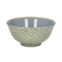 Pomax Vaisselle | Aritmo - Bol A Soupe - Porcelaine - Dia 15 X H 7 Cm - Gris Bleu