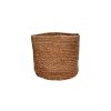 Pomax Bols & Paniers | Mambo - Set/3 Paniers - Jute - Dia 22/27/32 X H 22/27/32 Cm - Brun