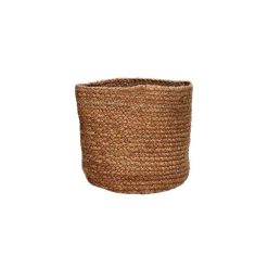 Pomax Bols & Paniers | Mambo - Set/3 Paniers - Jute - Dia 22/27/32 X H 22/27/32 Cm - Brun