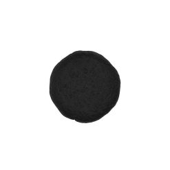 Pomax Bols & Paniers | Tromso - Plat - Aluminium - Dia 12,5 X H 1,5 Cm - Noir