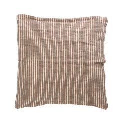 Pomax Coussins | Saint-Tropez - Coussin - Lin / Coton - L 50 X W 50 Cm - Rouille