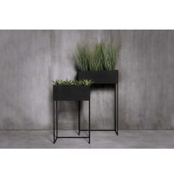 Pomax Concepts Modulaires | Eszential - Recipient - Metal - L 60,4 X W 30,4 X H 18 Cm - Noir