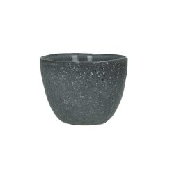 Pomax Vaisselle | Porcelino Grain - Mini Bol - Gres - Dia 10 X H 7 Cm - Anthracite