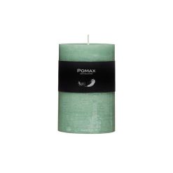 Pomax Bougies | Candle - Bougie - Cire De Paraffine - Dia 7 X H 10 Cm - Aqua Clair