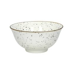 Pomax Vaisselle | Alto - Bol A Soupe - Porcelaine - Dia 15,5 X H 7 Cm - Noir/Blanc