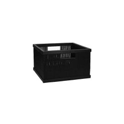 Pomax Concepts Modulaires | Shadow - Panier - Bambou / Bois - L 31 X W 30 X H 17 Cm - Noir